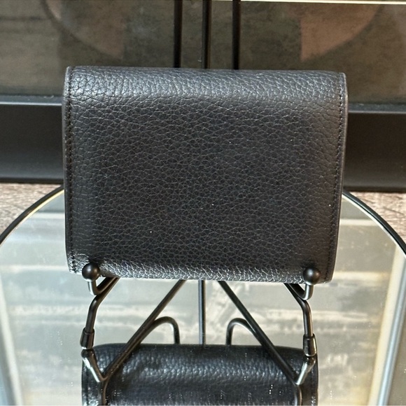Celine Black Leather Small Trifold Wallet - Picture 2 of 14